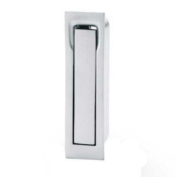 Pocket Door Edge Pull in Satin Chrome - AW990SC