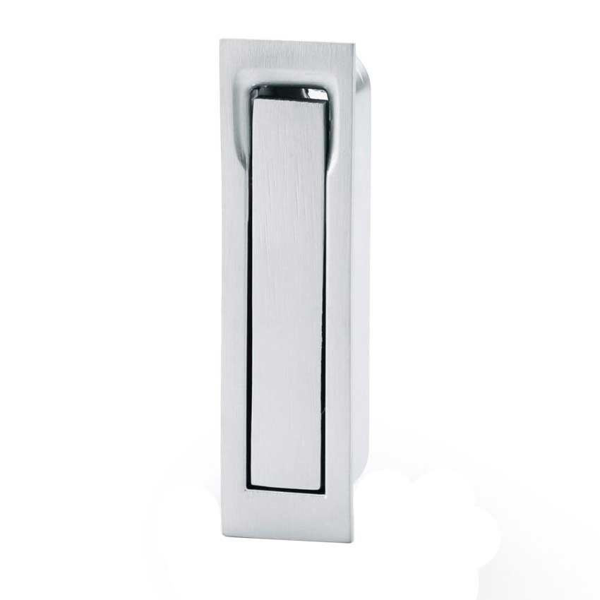 Pocket Door Edge Pull in Satin Chrome - AW990SC