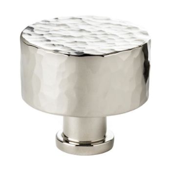 Alexander and Wilks Hammered Cupboard Knob - AW816-PN 