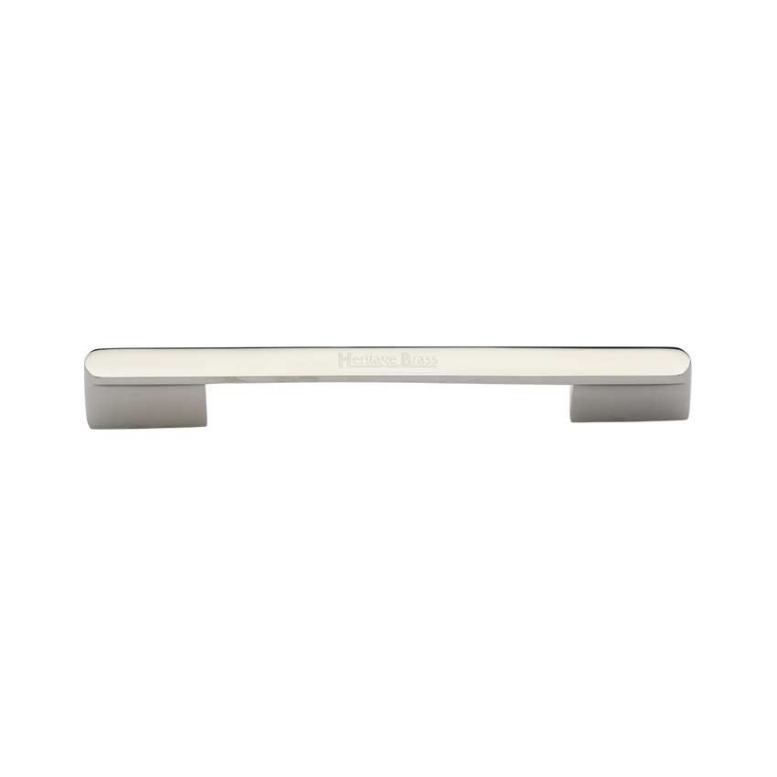 Bridge Cabinet Pull Handle in Polished Nickel - C3684-PNF 