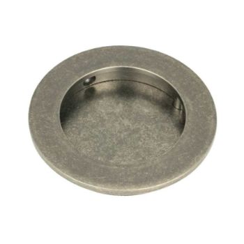 Pewter Round Sliding Door Pull