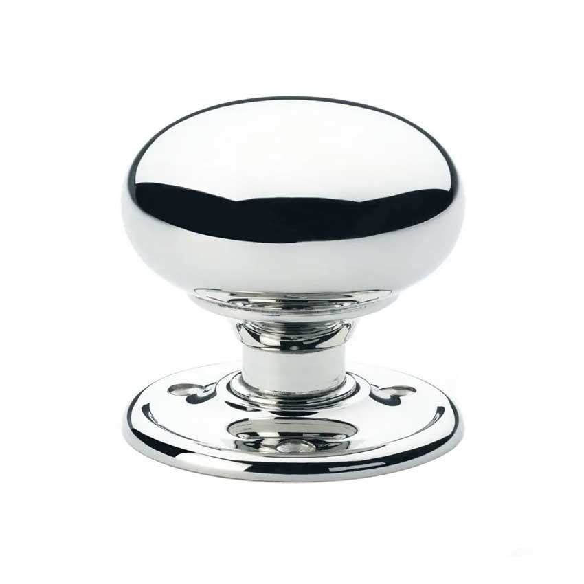 Alexander and Wilks Polished Chrome Kershaw Door Knob - AW300PC 