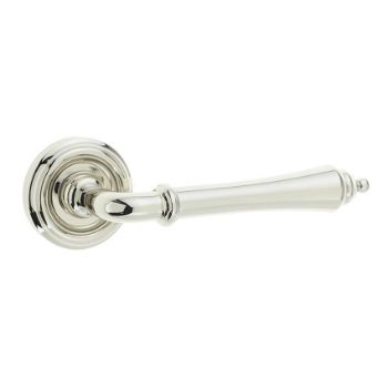 Jedo Camille Door Handle- Polished Nickel- JV651PN 