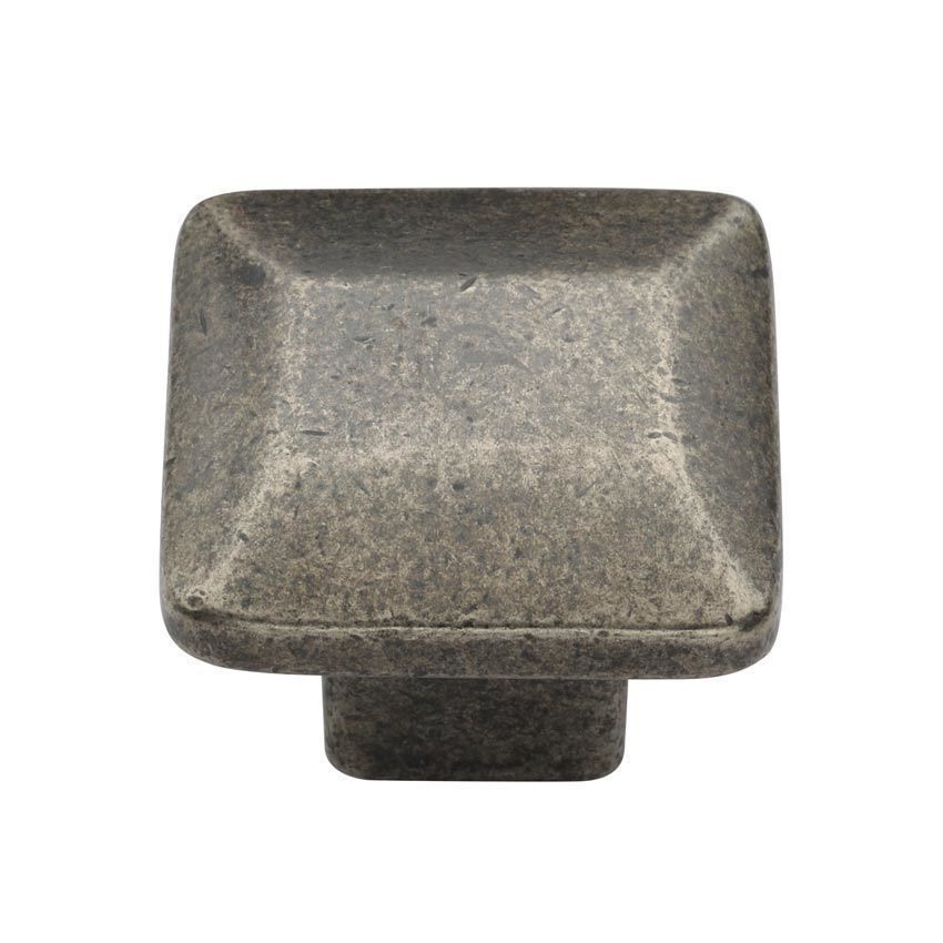 White Bronze Trapezoid Cabinet Knob - WM3625