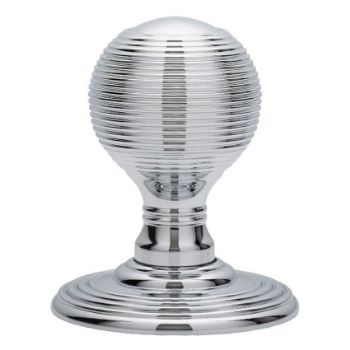 Delamain Reeded Mortice Door Knobs - DK37CCP