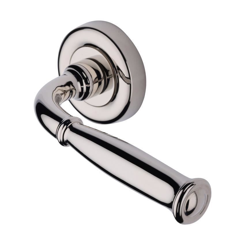 Lincoln Door Handle in Polished Nickel - V1938-PN 