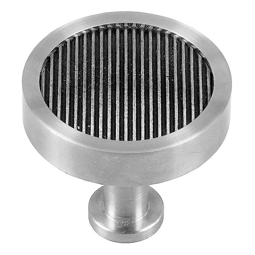 Immix Reeded Stainless Steel Cabinet Door Knob - IMX2006-S