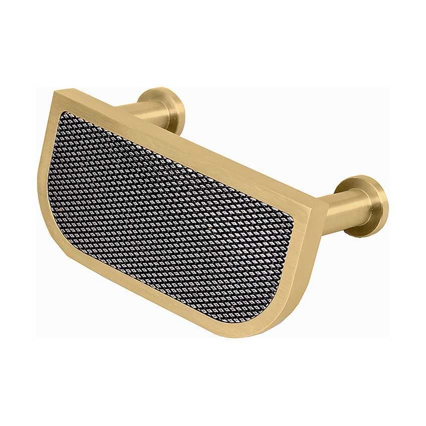 Immix Knurled Antique Gold Cabinet Cup Pull Handles - IMX1007-G