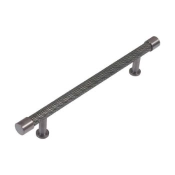 Immix Knurled Graphite Cabinet Pull Handle 160mm centres- IMX1001-GR