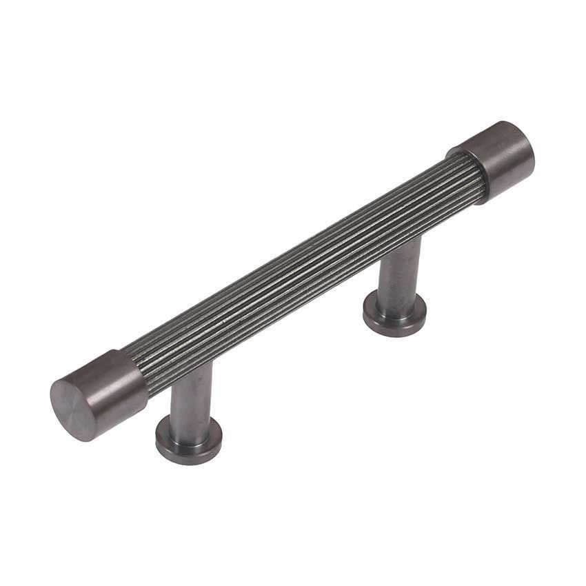 Immix Reeded Graphite Cabinet Pull Handle 64mm centres - IMX2001-GR