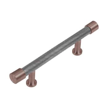 Immix Spiral Bronze Cabinet Pull Handle 96mm centres- IMX3002-BR