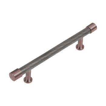Immix Spiral Bronze Cabinet Pull Handle 128mm centres- IMX3003-BR