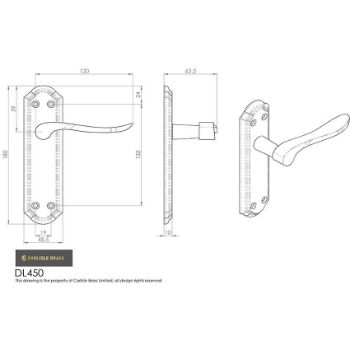 Picture of Lytham Lock Handle - DL450FB