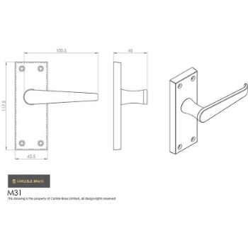 Picture of Victorian Door Handles - M31SC