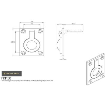 Picture of Flush Ring Pull - FRP50CP