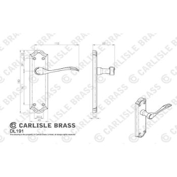 Picture of Madrid Door Handles - DL191