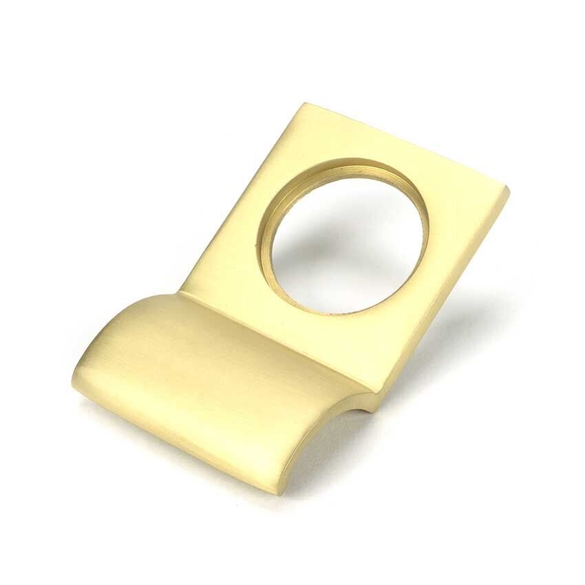 Picture of Satin Brass Rim Cylinder Pull - 50900