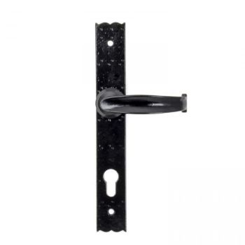 Picture of Black Antique Cottage Lever Unsprung Espag Lock Set - 73143