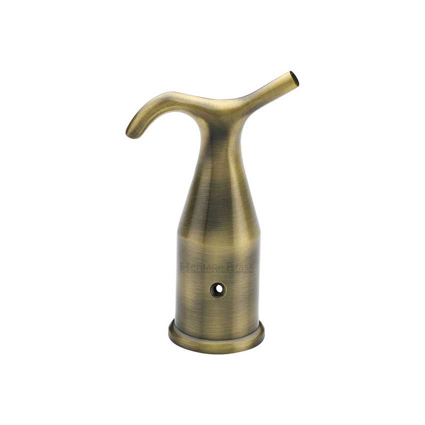 Picture of Heritage Brass Pole Hook  In Antique Brass - V1116-AT