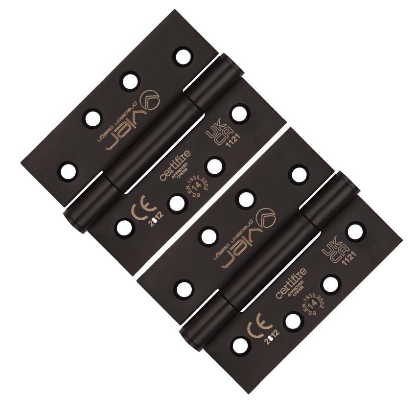 Picture of Grade 14 High Performance Concealed Bearing Hinge - Powder Coated Black - VHC243-PCB