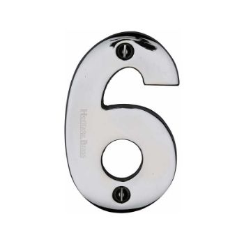 Picture of 76mm Door Numerals In Polished Chrome- C1566PC