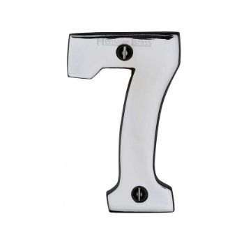 Picture of 76mm Door Numerals In Polished Chrome- C1566PC