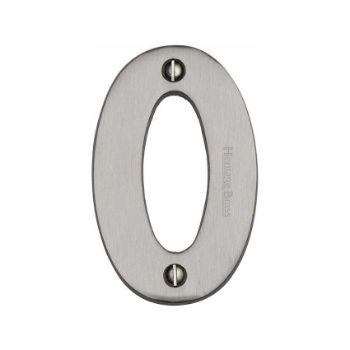 Picture of 76mm Door Numerals In Satin Nickel - C1566SN