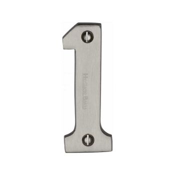 Picture of 76mm Door Numerals In Satin Nickel - C1566SN