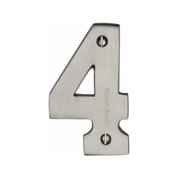 Picture of 76mm Door Numerals In Satin Nickel - C1566SN