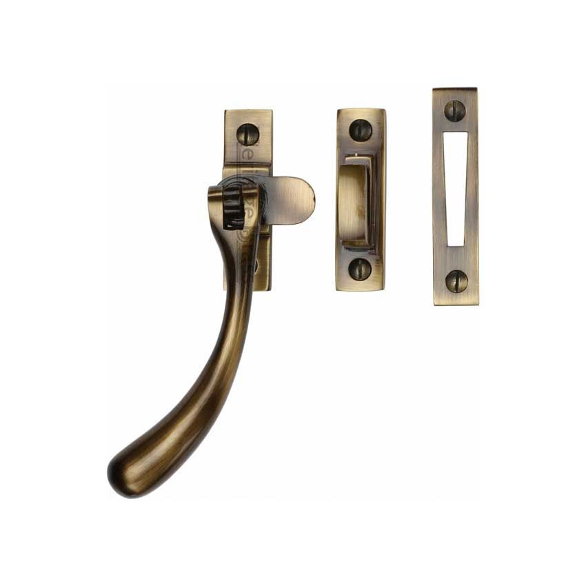 Picture of Heritage Brass Casement Window Fastener In Antique Finish - V1008 MP/HP-AT
