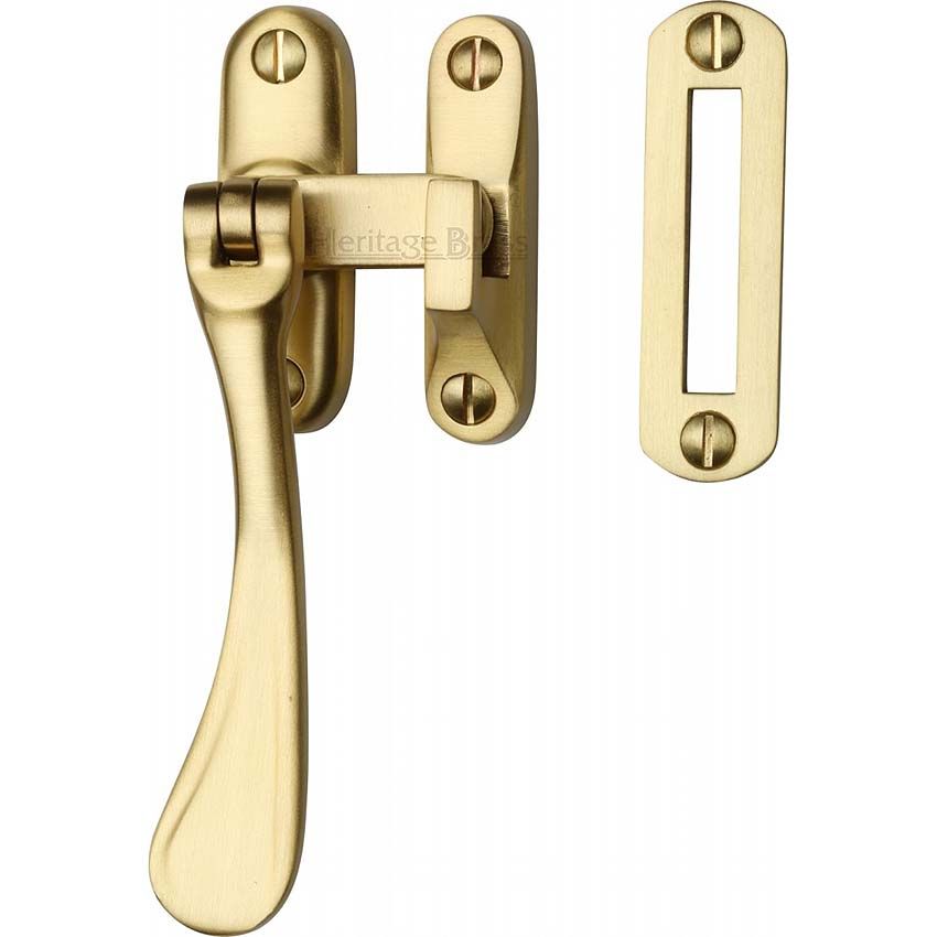 Picture of Heritage Brass Casement Window Fastener In Satin Brass Finish - V1003 MP/HP-SB