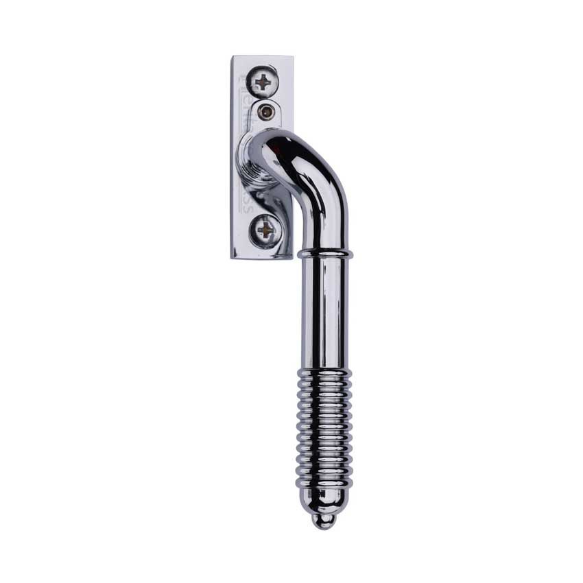 Picture of Heritage Brass Lockable Espagnolette Handle, Right Handed Reeded Design In Polished Chrome - V895L RH-PC