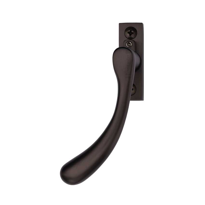 Picture of Heritage Brass Left Handed Espagnolette Handle In Matt Bronze - V1009L-LH-MB