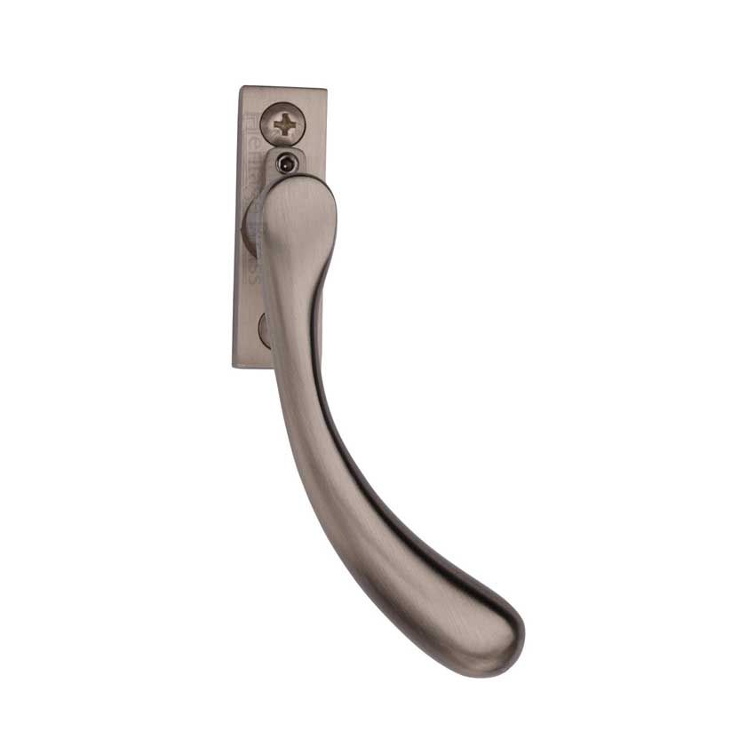 Picture of Heritage Brass Right Handed Espagnolette Handle In Satin Nickel - V1009L-RH-SN