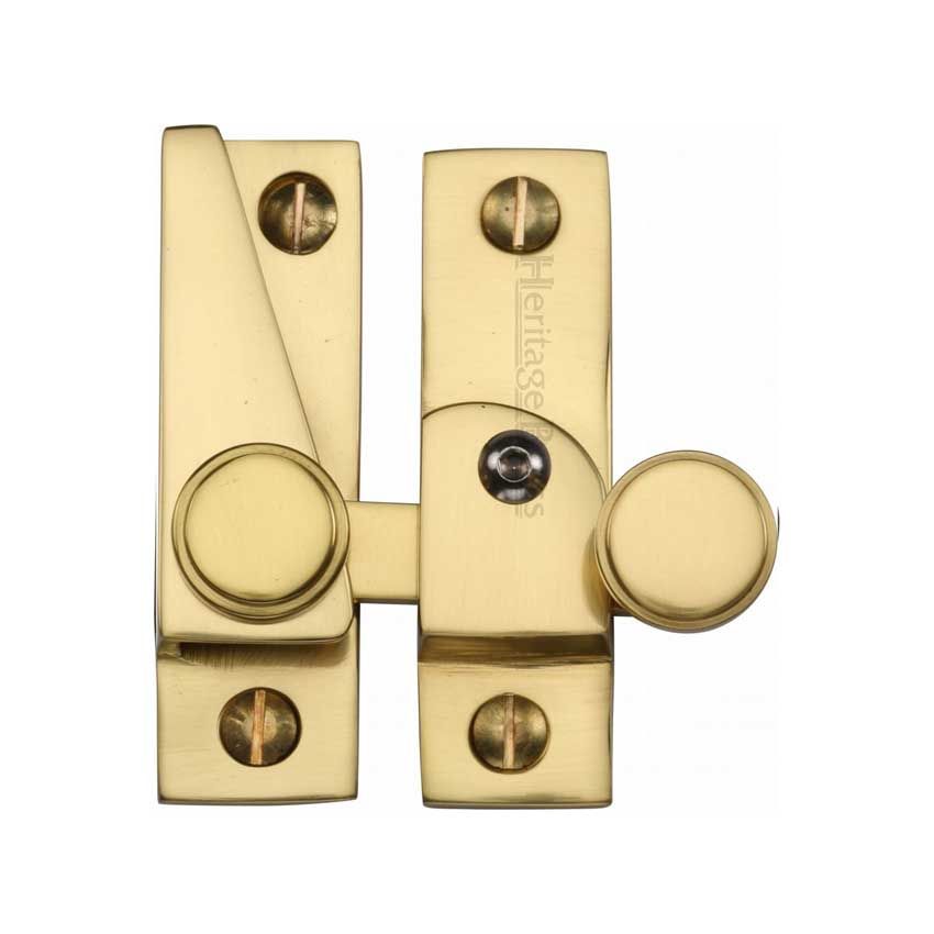 Picture of Heritage Brass Sash Fastener In Polished Brass Finish - V1106L-PB