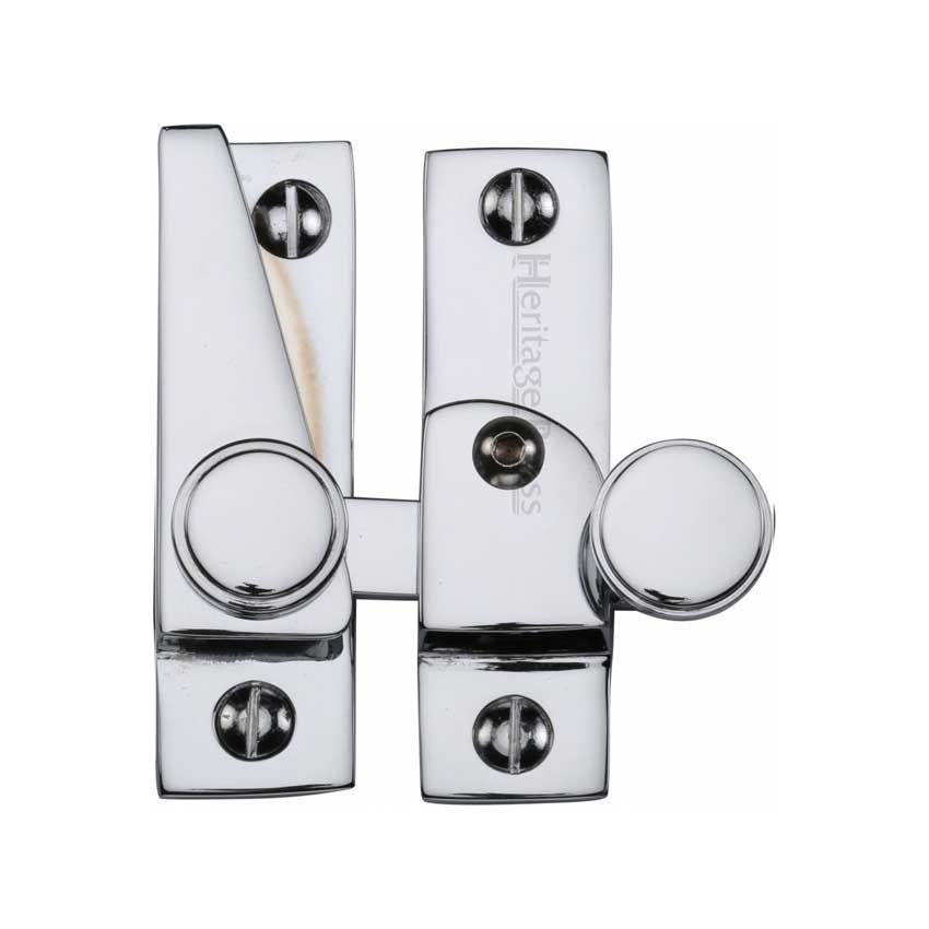 Picture of Heritage Brass Sash Fastener In Polished Chrome Finish - V1106L-PC