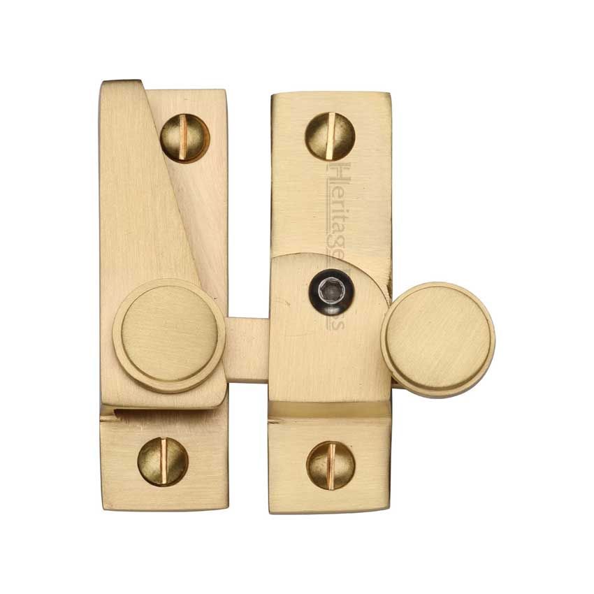 Picture of Heritage Brass Sash Fastener In Satin Brass Finish - V1106L-SB