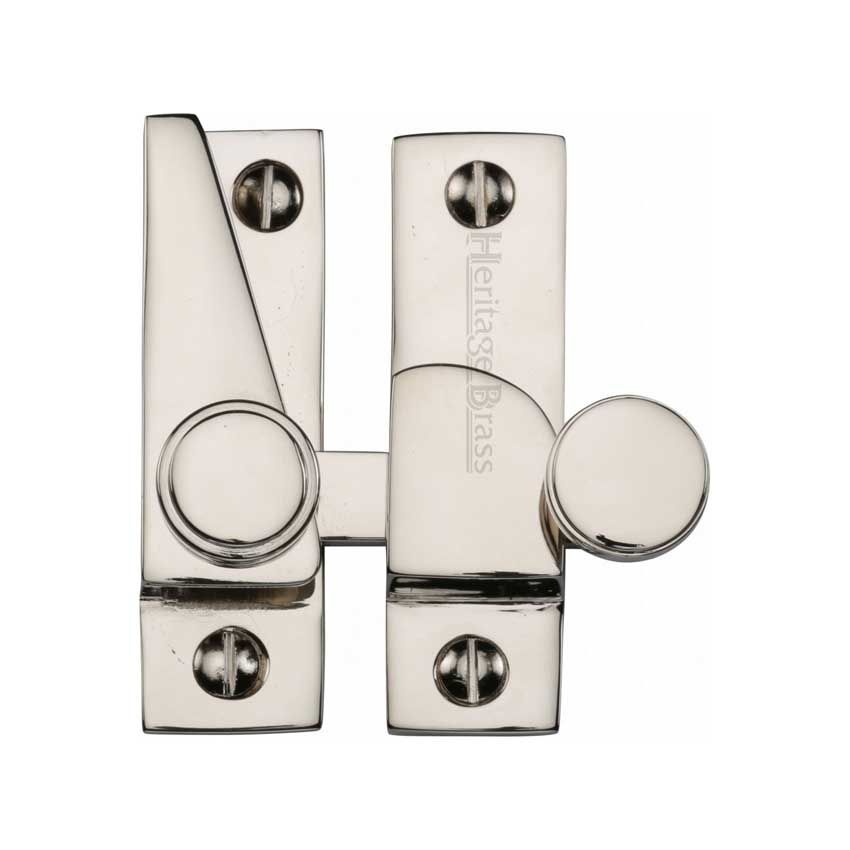 Picture of Heritage Brass Sash Fastener In Polished Nickel Finish - V1106-PNF