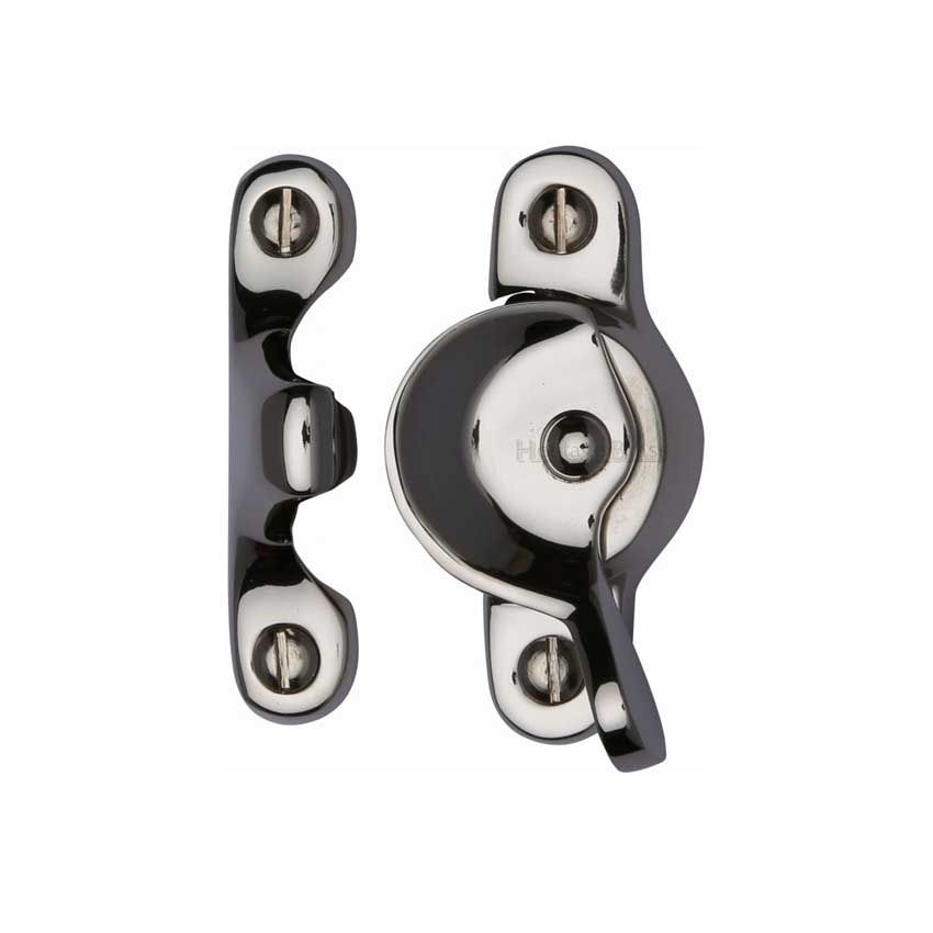 Picture of Heritage Brass Fitch Pattern Sash Fastener Polished In Nickel Finish - V2060-PNF