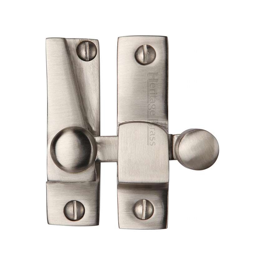 Picture of Heritage Brass Sash Fastener In Satin Nickel Finish - V1105-SN