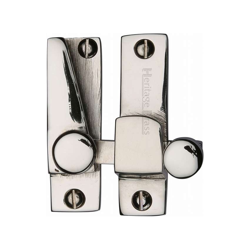 Picture of Heritage Brass Sash Fastener In Polished Nickel Finish - V1105-PNF