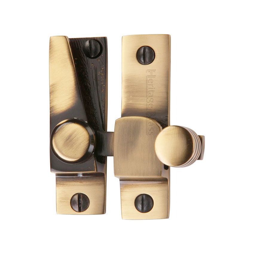 Picture of Heritage Brass Sash Fastener In Antique Brass Finish - V1105-AT