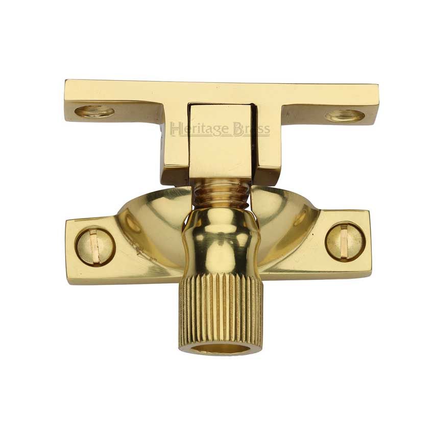 Picture of Heritage Brass Narrow Brighton Sash Fastener finish  In Unlacquered Brass - V2054-ULB