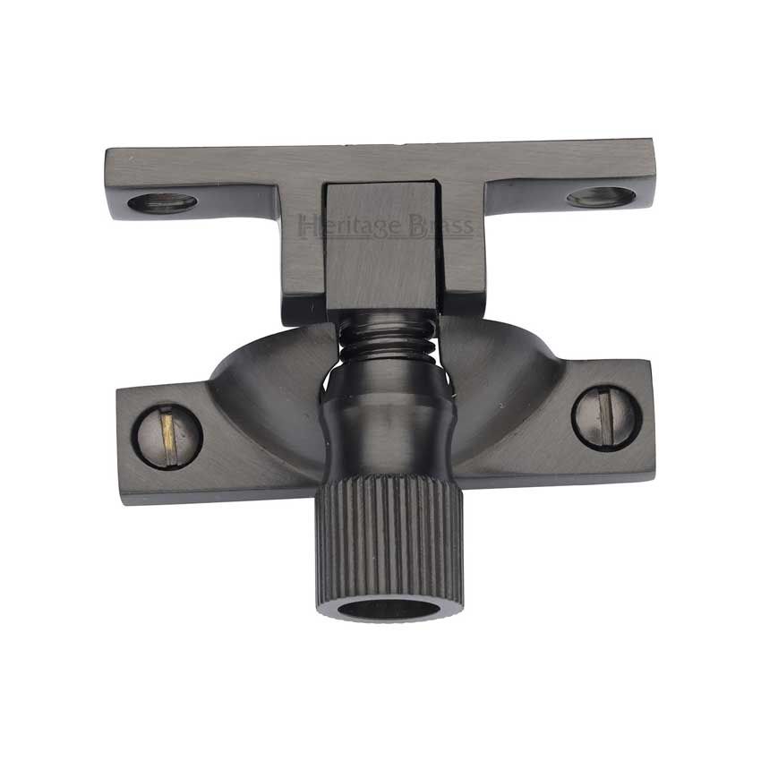 Picture of Heritage Brass Narrow Brighton Sash Fastener  In Matt Bronze - V2054-MB