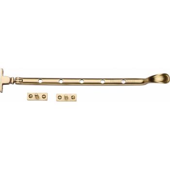 Picture of Heritage Brass Spoon Pattern Casement Window Stay In Satin Brass Finish - V990 10-SB