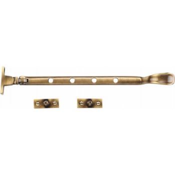 Picture of Heritage Brass Spoon Pattern Casement Window Stay In Antique Brass Finish - V990 10-AT