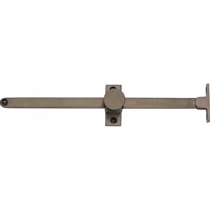 Picture of Heritage Brass Sliding Casement Stay In Matt Bronze Finish - V991 10-MB