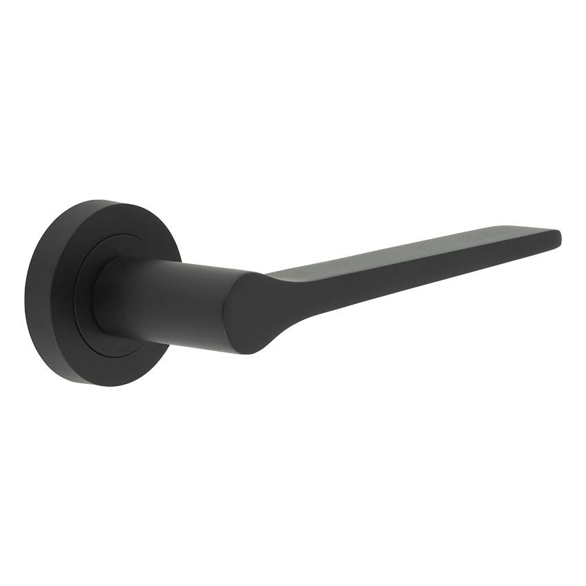 Picture of Geo Door Handle in Matt Black - JV851MB