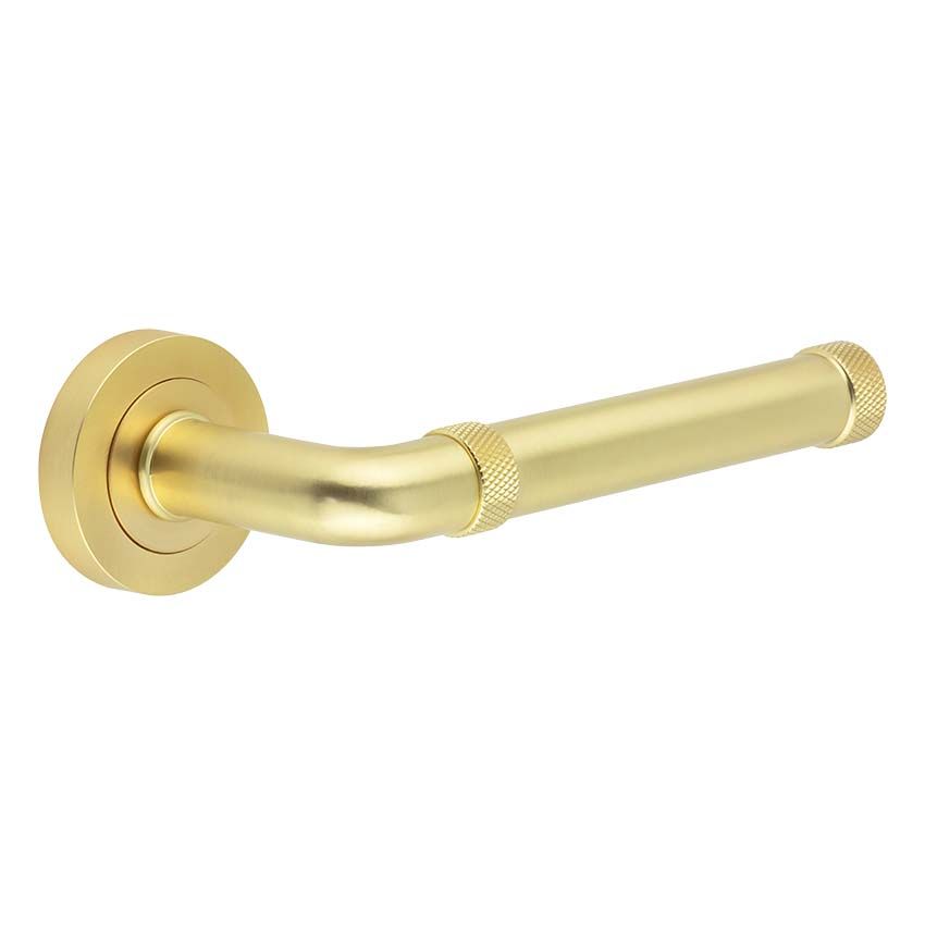 Picture of Midtown Door Handle in Satin Brass - JV853SB