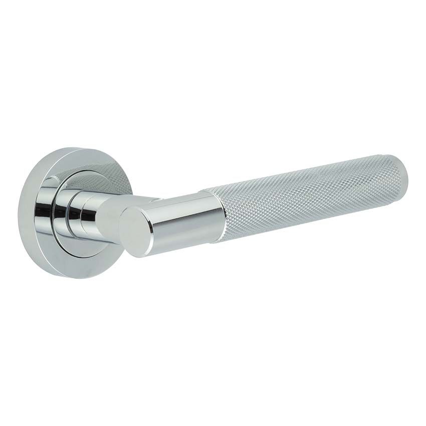 Picture of Knurled Door Handle in Polished Chrome- JV850PC